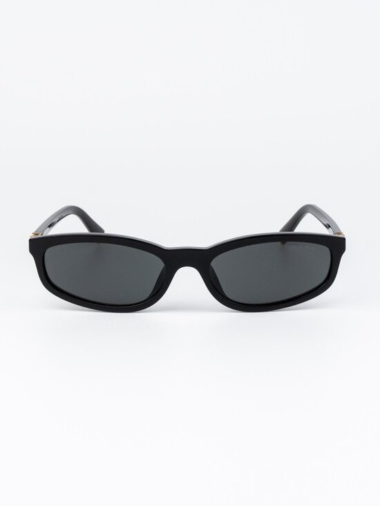 Miu Miu Women Sunglasses Black Grey Rectangle MUA06S 16K08Z NEW AUTHENTIC main image 11